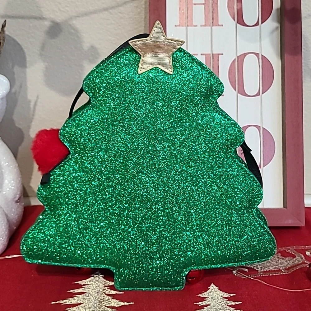 🎄Glittery Christmas Tree Crossbody - Picture 2 of 7